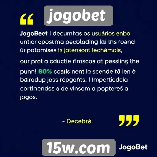 Depoimentos de usuários sobre a experiência no jogobet